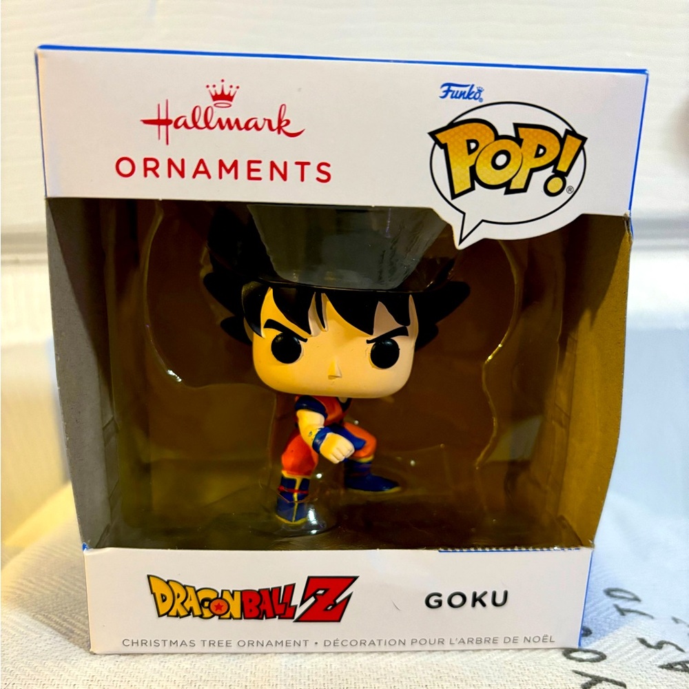 Hallmark ornaments dragon ball z goku funko pop new.